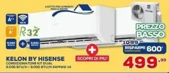 Kelon by Hisense Condizionatore Kit Dual