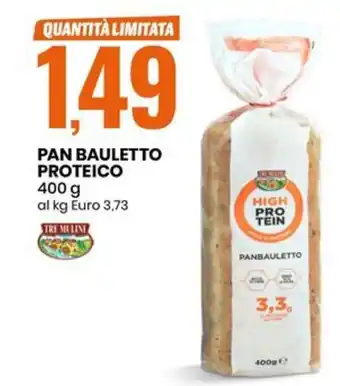 Eurospin PAN BAULETTO PROTEICO 400 g offerta