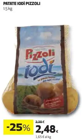 Coop PATATE IODÌ PIZZOLI 1.5 kg offerta