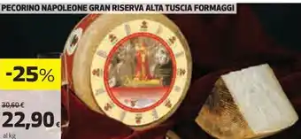 Coop PECORINO NAPOLEONE GRAN RISERVA ALTA TUSCIA FORMAGGI offerta