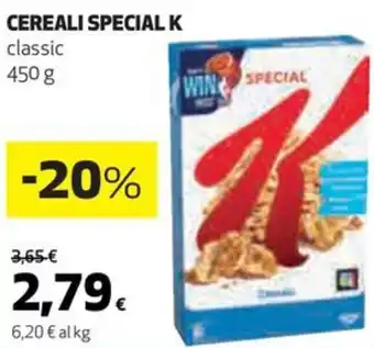 Coop CEREALI SPECIAL K classic 450 g offerta