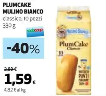 Coop PLUMCAKE MULINO BIANCO classico, 10 pezzi 330 g offerta