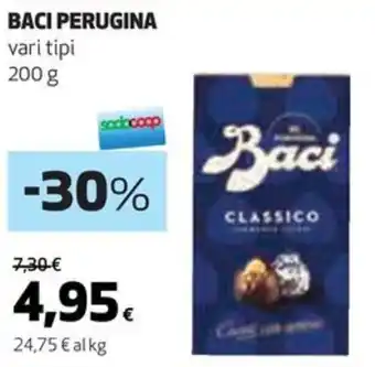 Coop BACI PERUGINA vari tipi 200 g offerta
