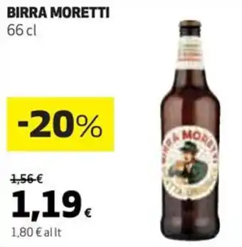 Coop BIRRA MORETTI 66 cl offerta