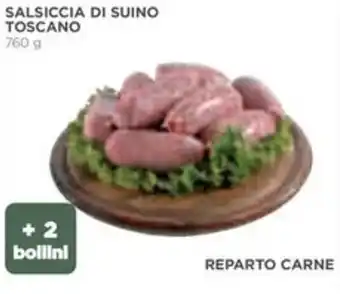 Coop SALSICCIA DI SUINO TOSCANO 760 g offerta