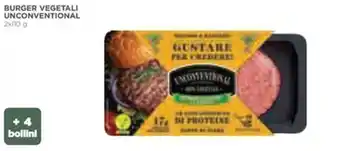 Coop BURGER VEGETALI UNCONVENTIONAL 2 x 110 g offerta