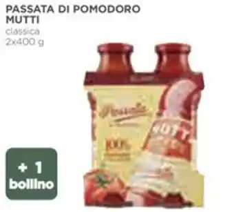 Coop PASSATA DI POMODORO MUTTI classica 2x400 g offerta
