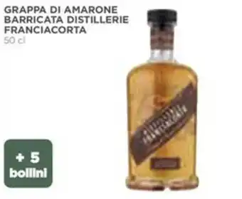 Coop GRAPPA DI AMARONE BARRICATA DISTILLERIE FRANCIACORTA 50 cl offerta