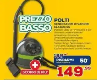 Polti Generatore di Vapore Classic 65