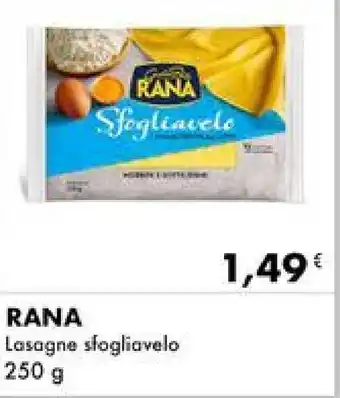 Iper Tosano RANA Lasagne sfogliavelo 250 g offerta