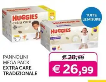 Universo Bimbo PANNOLINI MEGA PACK EXTRA CARE TRADIZIONALE offerta