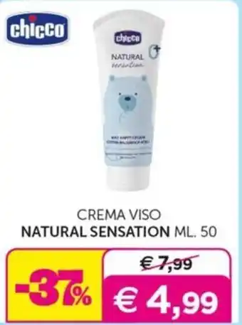 Universo Bimbo CREMA VISO NATURAL SENSATION ML. 50 offerta