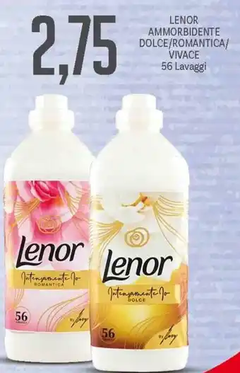 Supermercati Piccolo Lenor Ammorbidente Dolce/Romantica/Vivace 56 Lavaggi offerta