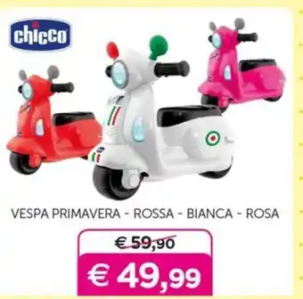 Universo Bimbo VESPA PRIMAVERA - ROSSA - BIANCA - ROSA offerta