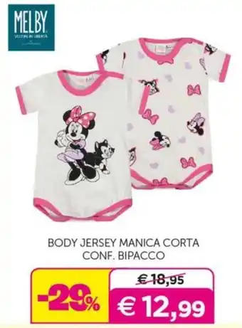 Universo Bimbo BODY JERSEY MANICA CORTA CONF. BIPACCO offerta