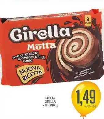 Supermercati Piccolo Motta Girella 8 x 280 g offerta