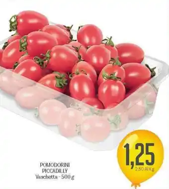 Supermercati Piccolo Pomodorini Piccadilly Vaschetta 500 g offerta