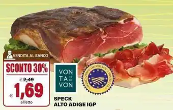 Il Gigante SPECK ALTO ADIGE IGP offerta