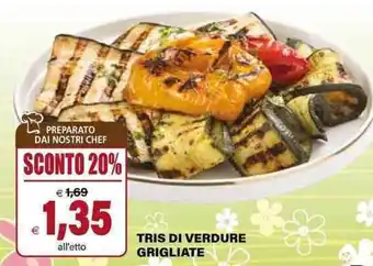 TRIS DI VERDURE GRIGLIATE