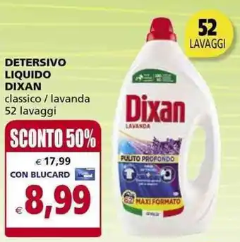 Il Gigante DETERSIVO LIQUIDO DIXAN classico / lavanda 52 lavaggi offerta