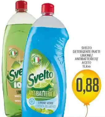 Supermercati Piccolo Sevelto Detergente Piatti Limone/Antibatterico/Aceto 1 Litro offerta
