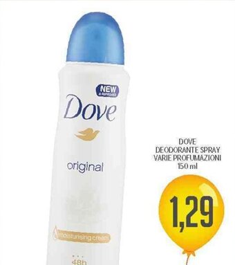Dove Deodorante Spray Varie Profumazioni 150 ml