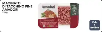 Coop MACINATO DI TACCHINO FINE AMADORI 270 g offerta