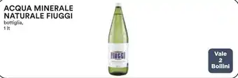 Coop ACQUA MINERALE NATURALE FIUGGI bottiglia, 1 It offerta