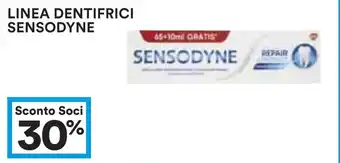 Coop LINEA DENTIFRICI SENSODYNE offerta
