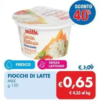 MD Discount FIOCCHI DI LATTE MILK g 150 offerta