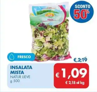 MD Discount INSALATA MISTA NATUR LIEVE g 500 offerta