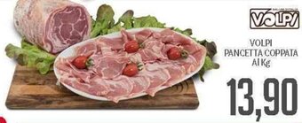 Supermercati Piccolo Volpi Pancetta Coppata offerta