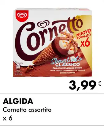 Iper Tosano ALGIDA Cornetto assortito x 6 offerta