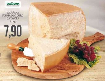 Supermercati Piccolo Valgrana Formaggio Duro Da Tavola offerta