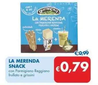 MD Discount LA MERENDA SNACK con Parmigiano Reggiano frullato e grissini offerta