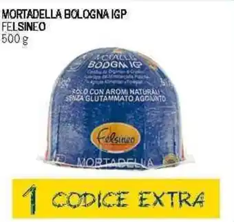 Supermercati Piccolo Felsineo Mortadella Bologna IGP 500 g offerta