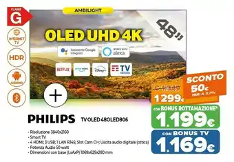 Expert Tv oled 48oled806 offerta