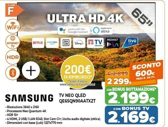 Expert Tv neo qled qe65qn90aatxzt offerta
