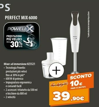 Krups mixer ad immersione hz5521