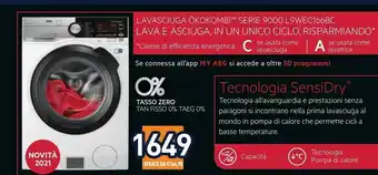 Unieuro Lavasciuga òkokombi serie 9000 l9wec166bc offerta