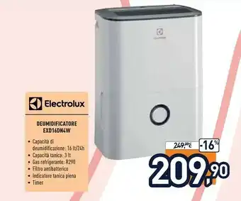 Unieuro Exd16dn4w 16 l grigio, bianco offerta