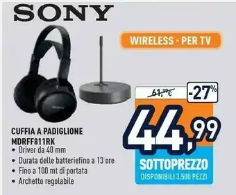 Cuffie mdrff811rk