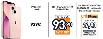 Unieuro Iphone 13 128 gb offerta
