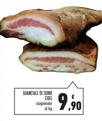 Conad Superstore Cioli guanciale di suino offerta