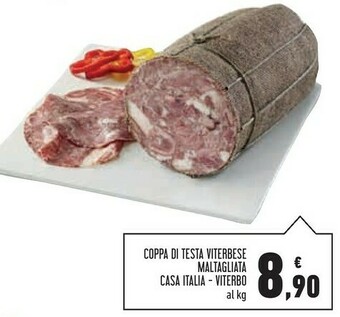 Coppa di testa viterbese maltagliata casa italia - viterbo