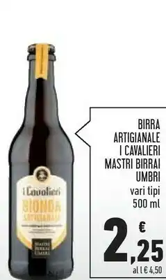 Conad Superstore Birra artigianale i cavalieri offerta