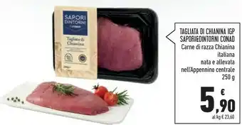 Conad Superstore Conad tagliata di chianina igp offerta