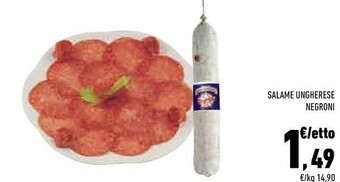 Conad City Salame ungherese offerta