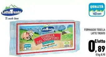 Conad City Lattetrento formaggio tosella offerta