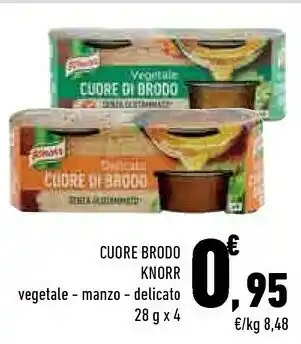 Conad City Knorr cuore brodo offerta